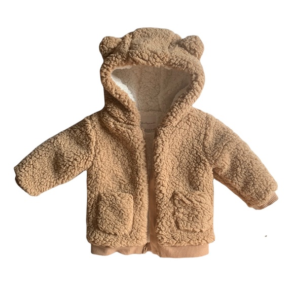 NWT 12M baby teddy bear coat by Starting Out - Picture 1 of 7
